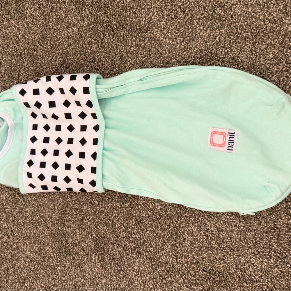 Nanit Mint Green Baby Swaddle